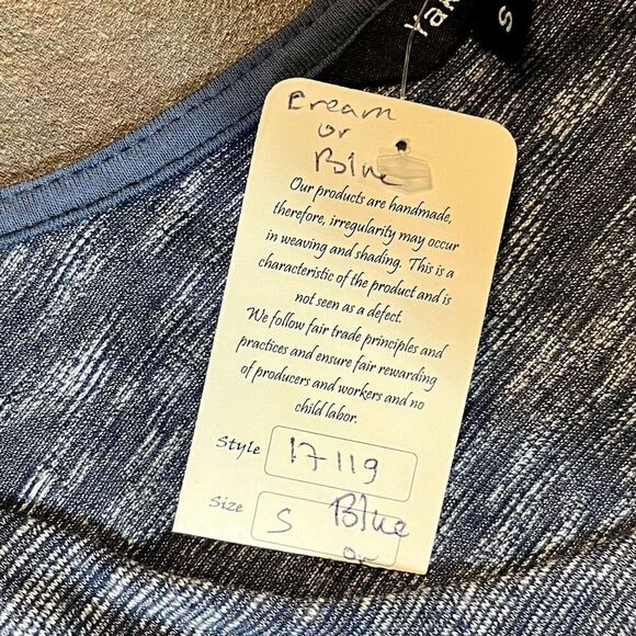 NWT Yak n Yeti Blue Tank Shark Tooth Dress Small - Picture 8 of 10